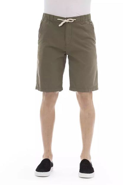 Baldinini Trend Army Cotton Men Short Baldinini Trend