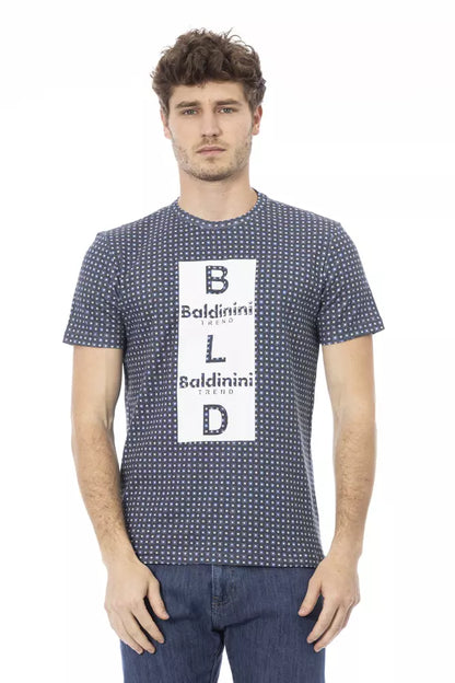 Baldinini Trend Gray Cotton Men T-Shirt Baldinini Trend