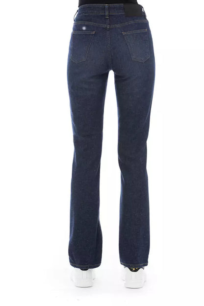 Baldinini Trend Blue Cotton Women Jeans Baldinini Trend