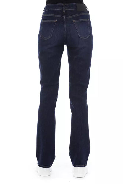 Baldinini Trend Blue Cotton Women Jeans Baldinini Trend