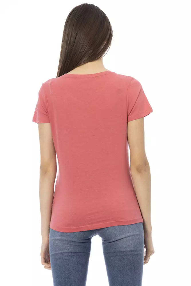 Trussardi Action Pink Cotton Women's Top Trussardi Action