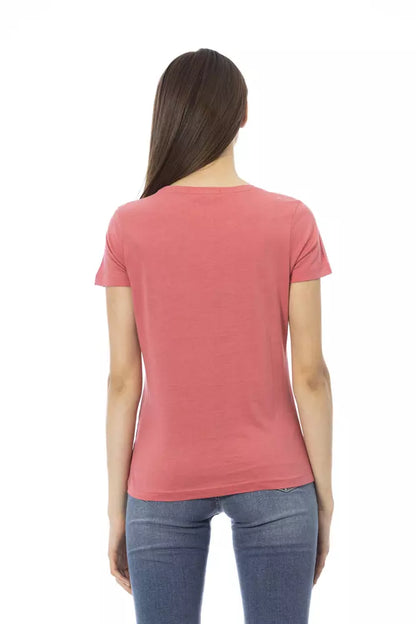 Trussardi Action Chic Fuchsia Short Sleeve Fashion Tee Trussardi Action