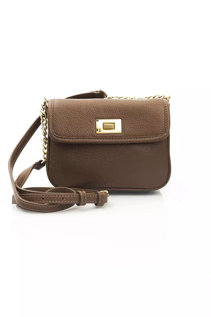 Cerruti 1881 Brown Leather Women Crossbody Bag Cerruti 1881