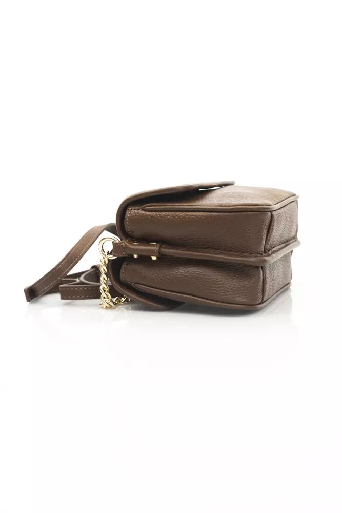 Cerruti 1881 Brown Leather Women Crossbody Bag Cerruti 1881