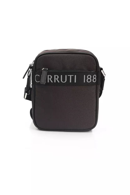 Cerruti 1881 Brown Nylon Men Messenger Bag Cerruti 1881