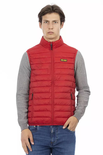 Ciesse Outdoor Red Polyester Men Sleeveless Jacket Ciesse Outdoor