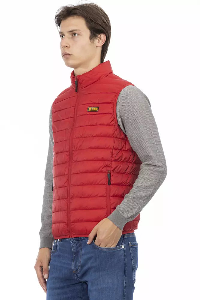 Ciesse Outdoor Red Polyester Men Sleeveless Jacket Ciesse Outdoor