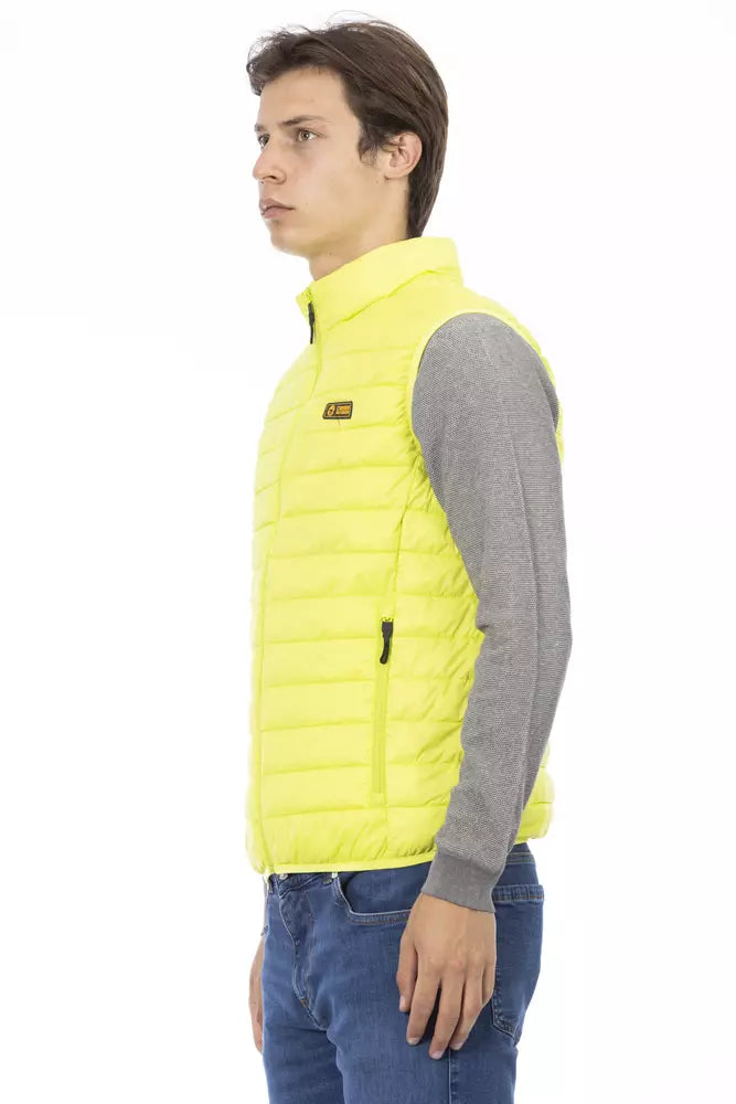 Ciesse Outdoor Yellow Polyester Men Sleeveless Jacket Ciesse Outdoor