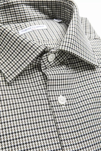 Robert Friedman Beige Cotton Men Shirt Robert Friedman