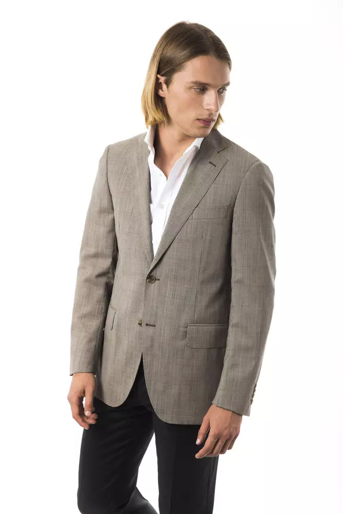 Uominitaliani Gray Wool Men Blazer Uominitaliani