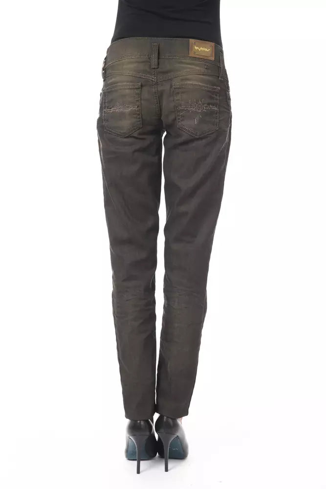 BYBLOS Black Cotton Women Jeans BYBLOS