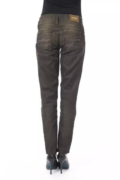 BYBLOS Black Cotton Women Jeans BYBLOS