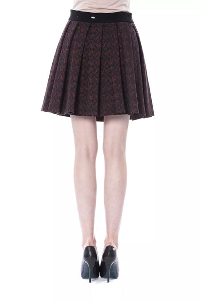 BYBLOS Brown Cotton Women Skirt BYBLOS