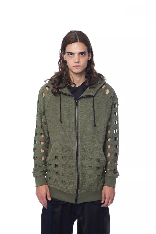 Nicolo Tonetto Army Cotton Men Sweater Nicolo Tonetto