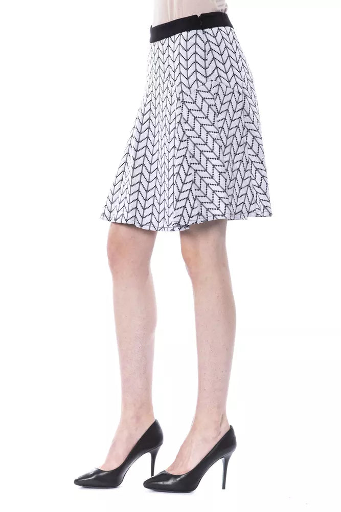 BYBLOS Black Acrylic Women Skirt BYBLOS