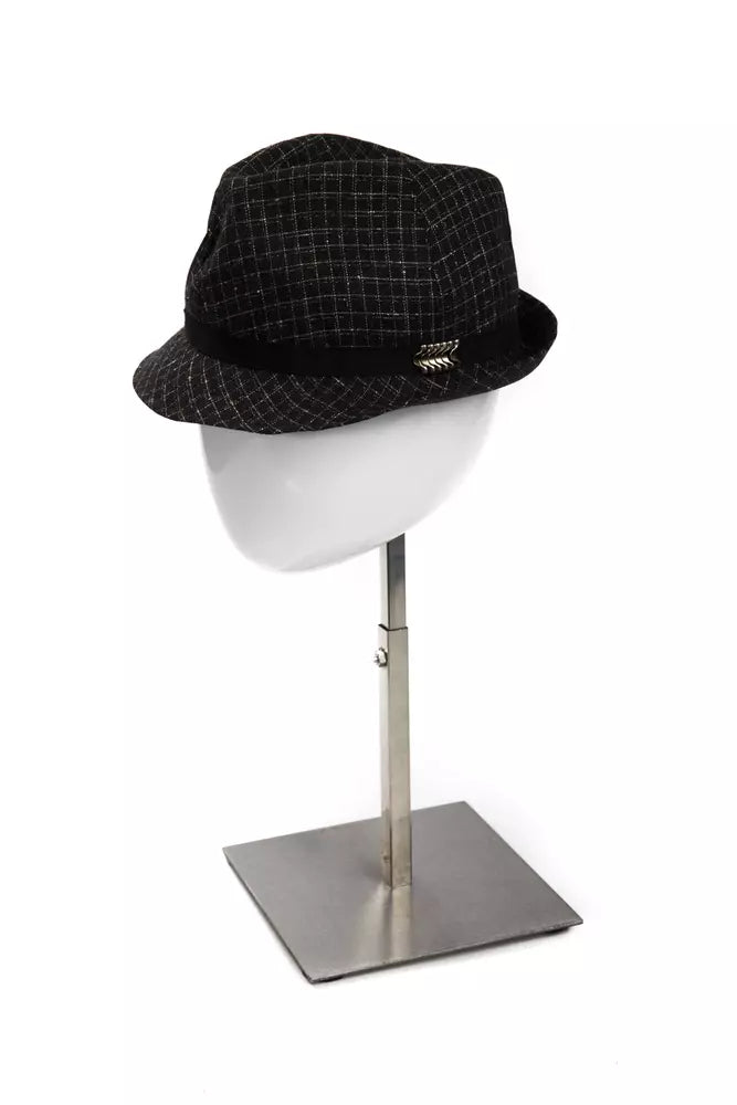 BYBLOS Black Virgin Wool Women Hat BYBLOS