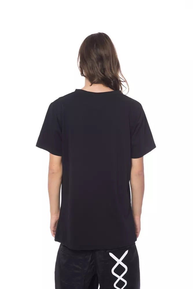 Nicolo Tonetto Black Cotton Men T-Shirt Nicolo Tonetto