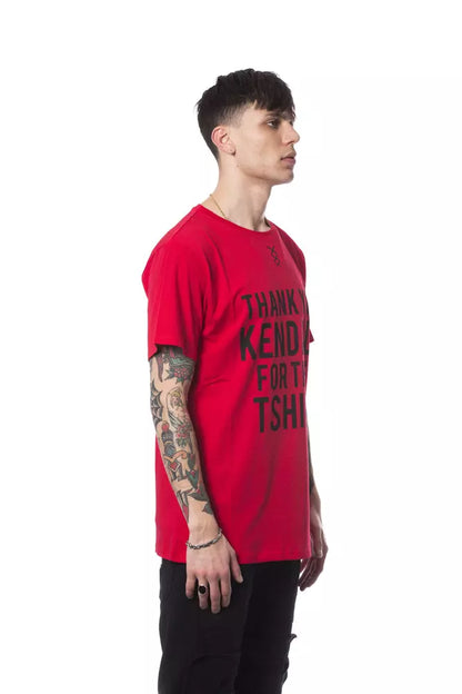 Nicolo Tonetto Red Cotton Men T-Shirt Nicolo Tonetto