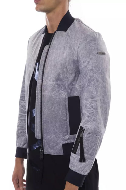 Nicolo Tonetto Gray Polyester Men Jacket Nicolo Tonetto