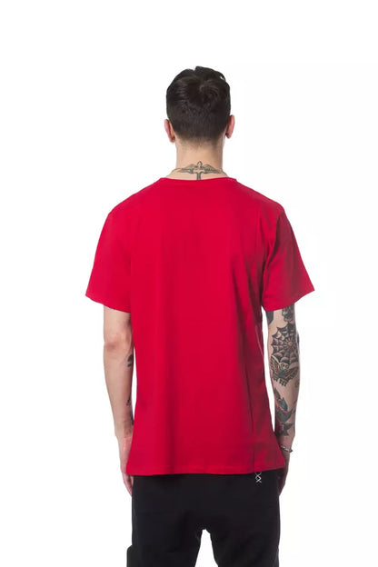 Nicolo Tonetto Red Cotton Men T-Shirt Nicolo Tonetto