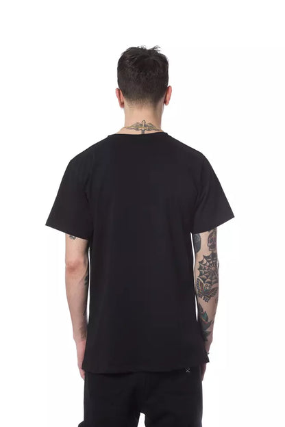 Nicolo Tonetto Black Cotton Men's T-Shirt Nicolo Tonetto