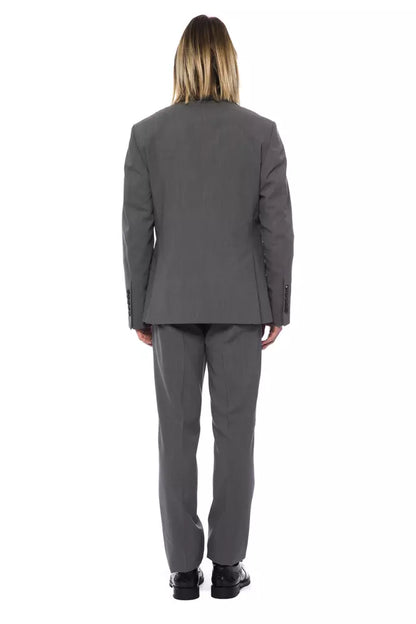 Billionaire Italian Couture Gray Wool Men Suit Billionaire Italian Couture