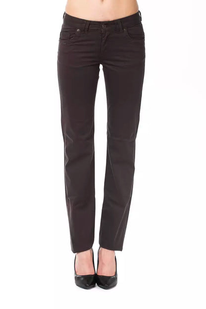 Ungaro Fever Brown Cotton Women Pants Ungaro Fever