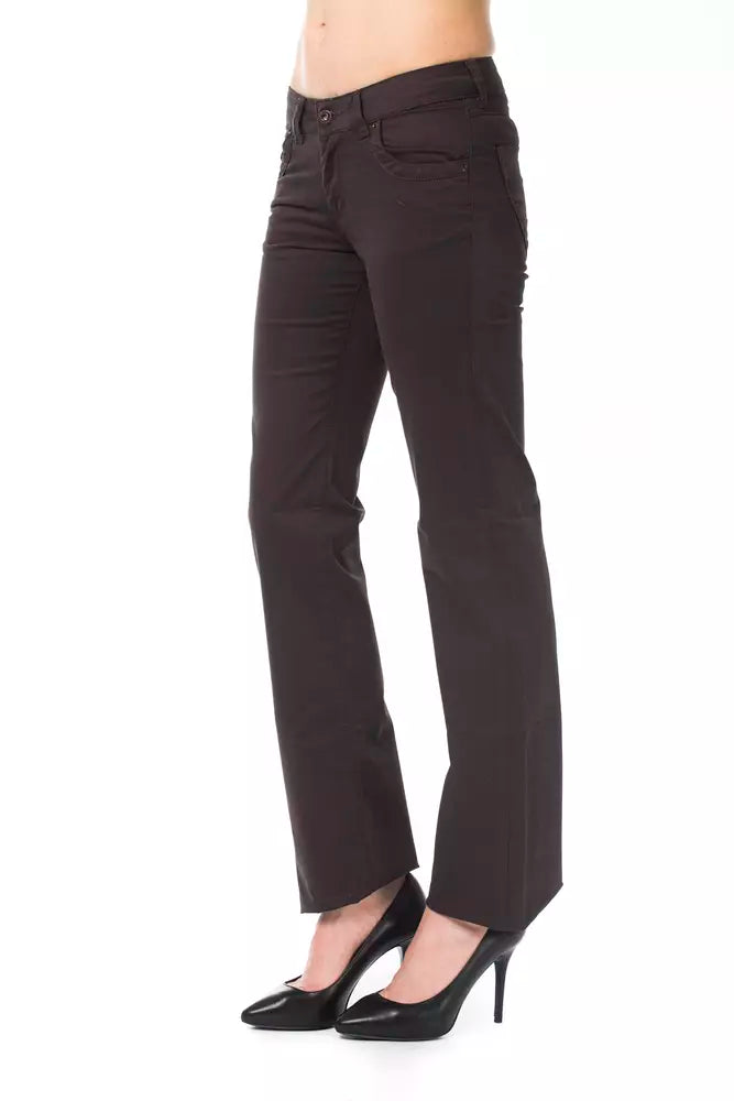 Ungaro Fever Brown Cotton Women Pants Ungaro Fever