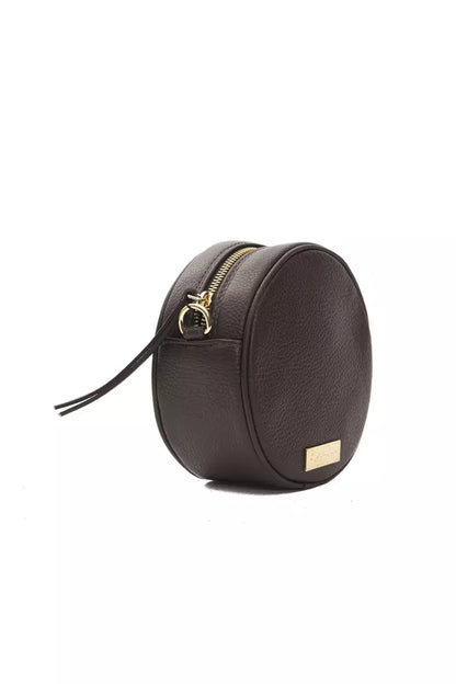 Pompei Donatella Brown Leather Women Crossbody Bag Pompei Donatella