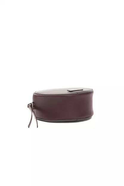 Pompei Donatella Chic Burgundy Small Oval Crossbody Bag Pompei Donatella