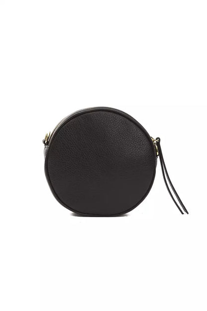 Pompei Donatella Black Leather Women Crossbody Bag Pompei Donatella