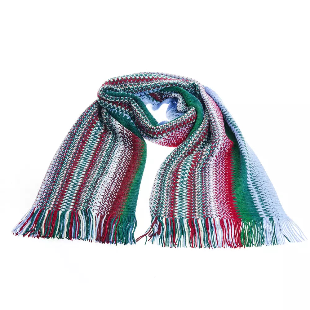 Missoni Multicolor Wool Men Scarf Missoni