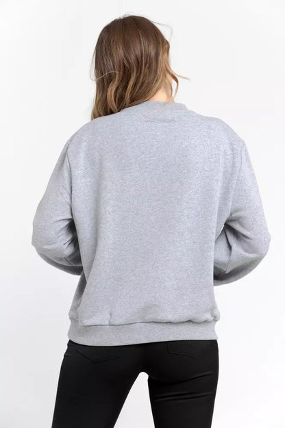 Trussardi Gray Cotton Women Sweater Trussardi