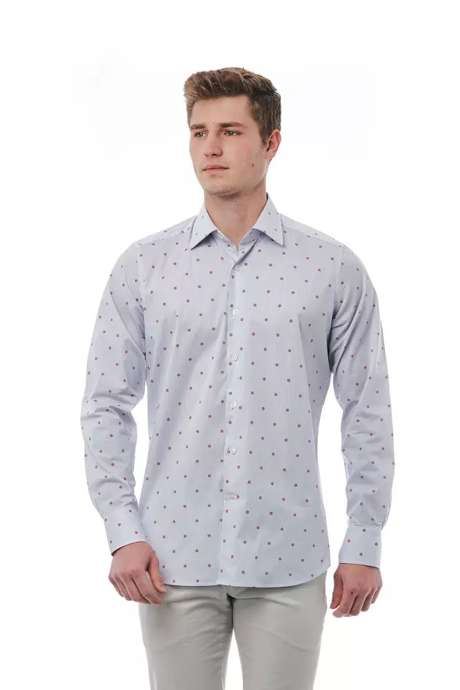 Bagutta Multicolor Cotton Men Shirt Bagutta