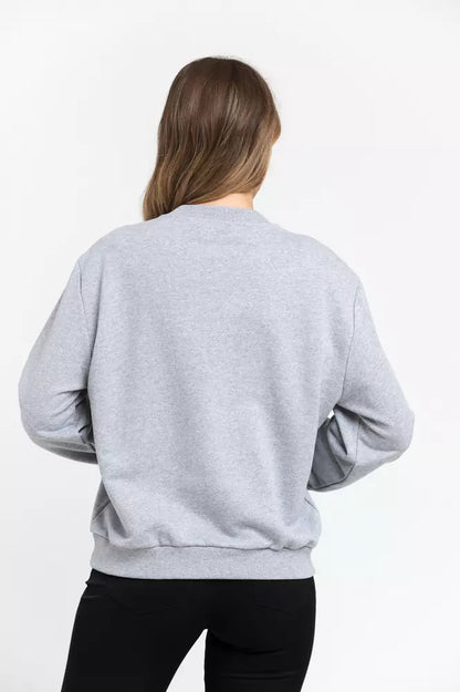 Trussardi Gray Cotton Women Sweater Trussardi