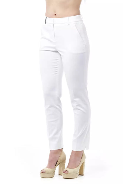 Peserico Chic High Waist Cigarette Leg Trousers Peserico