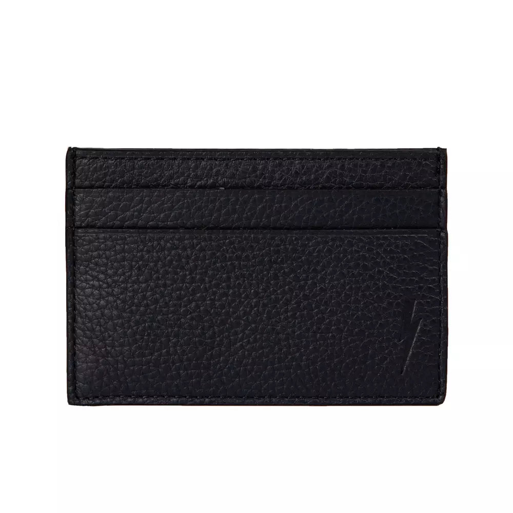 Neil Barrett Black Leather Mens Card Holder Neil Barrett