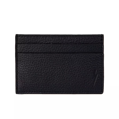 Neil Barrett Black Leather Mens Card Holder Neil Barrett