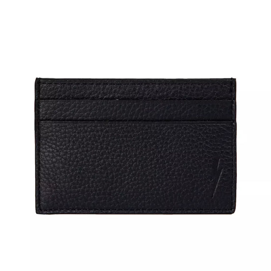 Neil Barrett Black Leather Mens Card Holder Neil Barrett