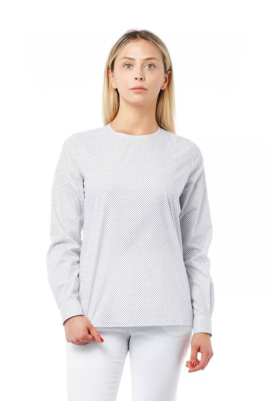 Bagutta White Cotton Women Blouse Bagutta