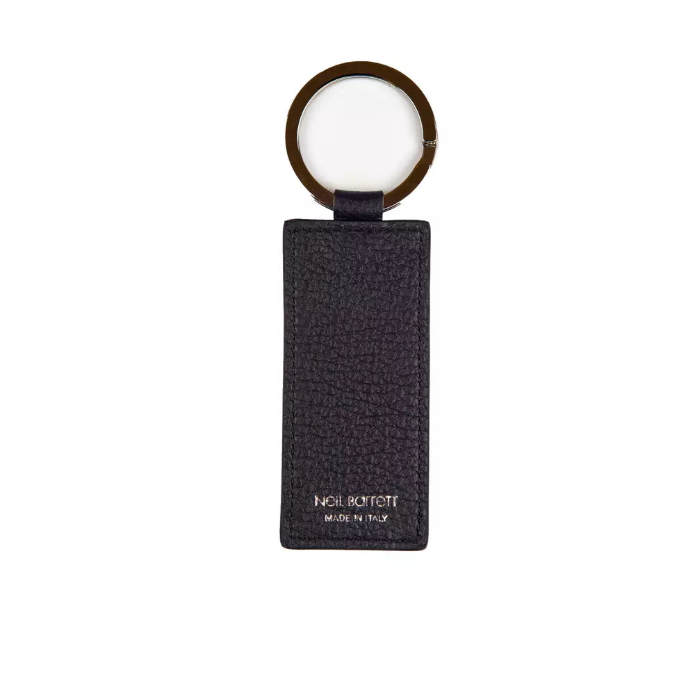 Neil Barrett Blue Leather Men Keychain Neil Barrett