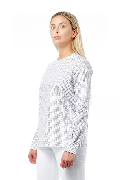 Bagutta White Cotton Women Blouse Bagutta