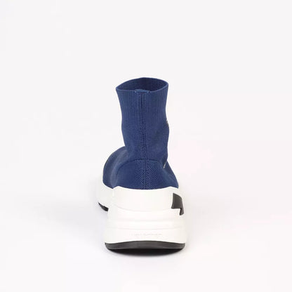 Neil Barrett Blue Textile Men Sneaker Neil Barrett