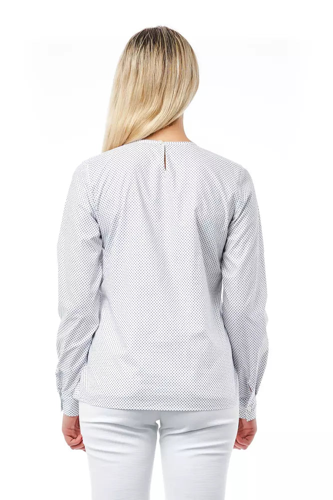 Bagutta White Cotton Women Blouse Bagutta