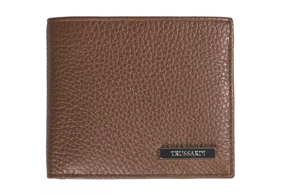 Trussardi Brown Leather Men's Wallet Trussardi