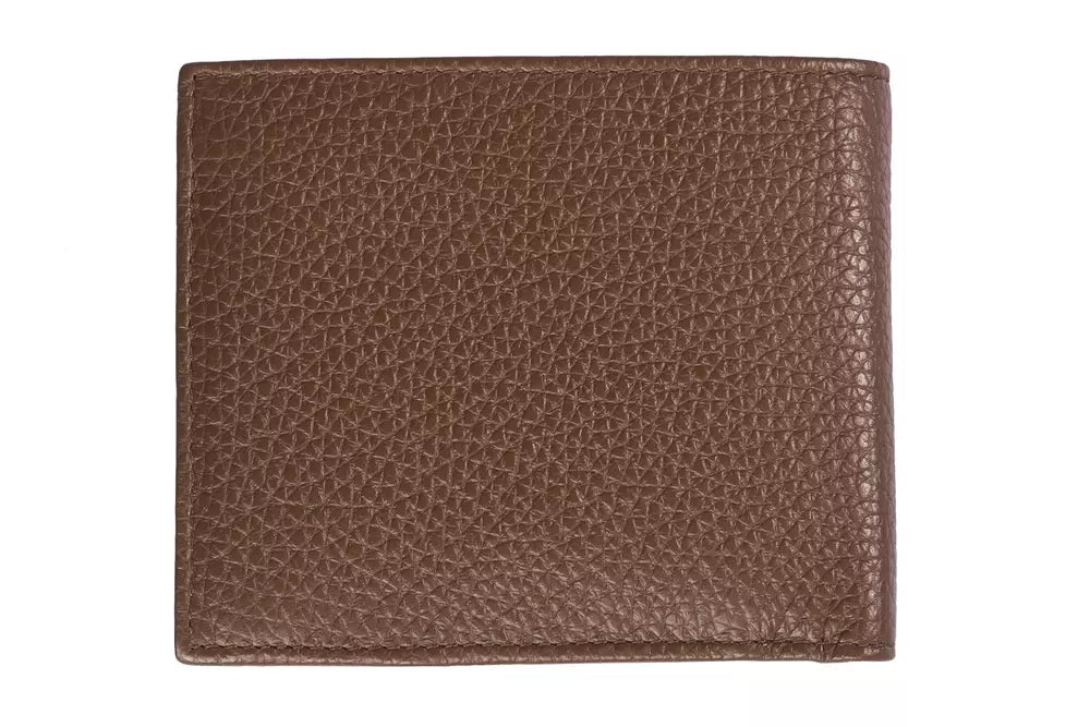 Trussardi Brown Leather Men's Wallet Trussardi