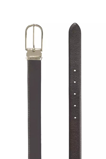 Trussardi Brown Leather Women Belt Trussardi