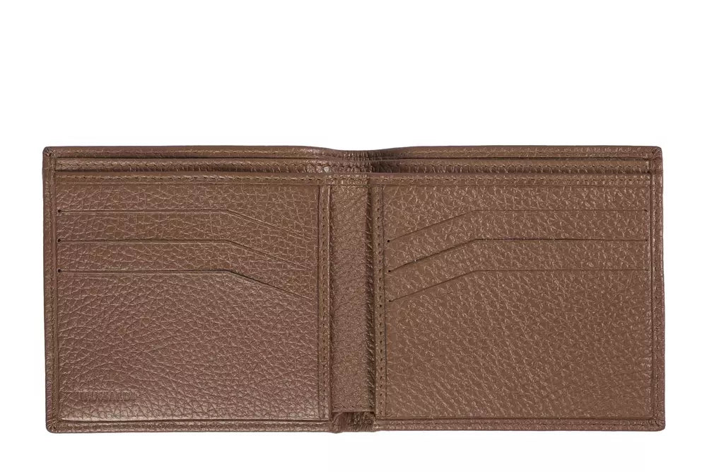 Trussardi Brown Leather Men Wallet Trussardi