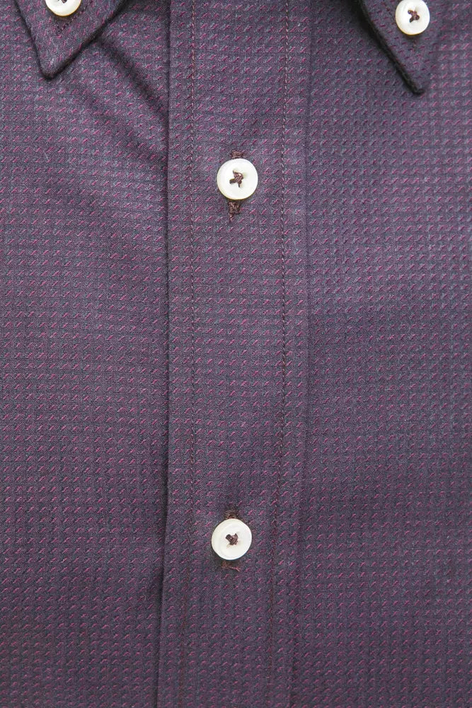 Robert Friedman Black Cotton Men Shirt Robert Friedman