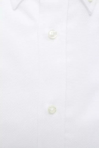 Robert Friedman White Cotton Men Shirt Robert Friedman